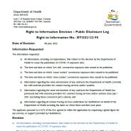 Right to Information Decision RTI202122-095 thumbnail