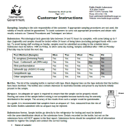 Thumbnail image of customer instruction sheet for the public health library.