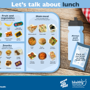 Thumbnail image for the lets talk about lunch poster