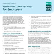 Best Practice COVID-19 Safety for Employers thumbnail