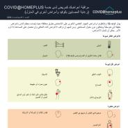COVID@homeplus - monitor your symptoms - adult - visual fact sheet - Arabic thumbnail