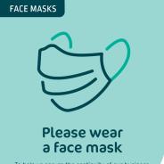 Please wear a face mask - A4 poster thumbnail