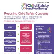 Thumbnail Reporting Child Safety Concerns Fact Sheet