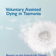 Cover page of the report on the end-of-life choices VAD act 2021s operation in its first six months