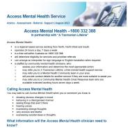 Thumbnail Access Mental Health