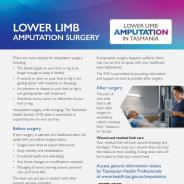 Thumbnail image for Lower limb amputation surgery handout